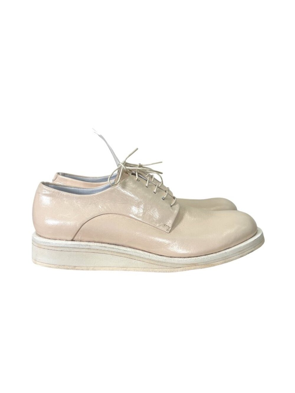 Jil Sander Leather Lace Up Oxford Derby  Shoes Size 38 US 8